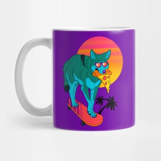 Retrowave Coyote Mug